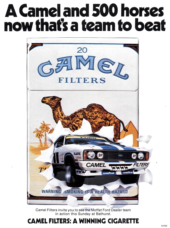 1978 Camel Cigarette Tobacco XC Ford Falcon Cobra